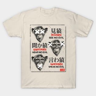 Three wise monkeys T-Shirt